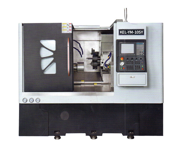 kel-Ym-10SY CNC雙主軸單動(dòng)力刀塔車(chē)銑復(fù)合數(shù)控車(chē)床