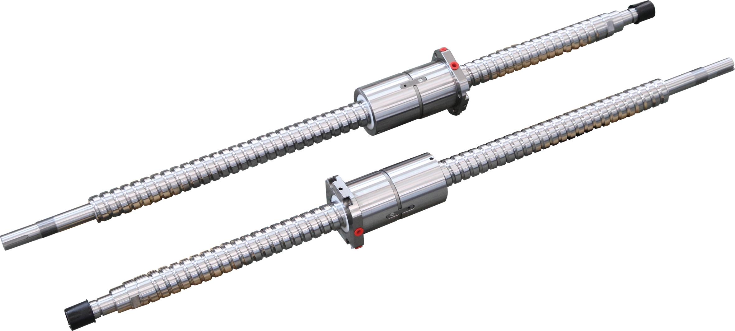 高剛性、高精度、高速度的進(jìn)口臺灣上銀或銀泰P級線性滑軌，C3精密滾珠絲桿，專用日本NSK/德國FAG絲桿軸承。