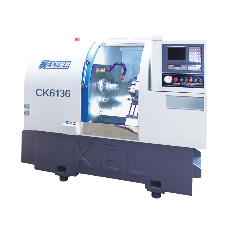 CKX6136C—C∠45斜床身 (排刀型帶端銑側(cè)銑動力頭）車銑復(fù)合數(shù)控車床—高配置