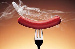 肉食大佬雙匯也看好，熱狗的專用香腸原來這么做！